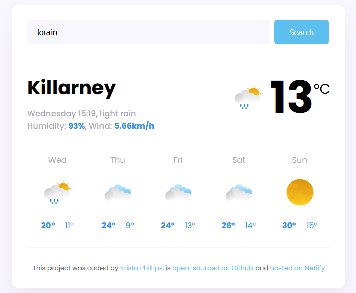 Weather Preview